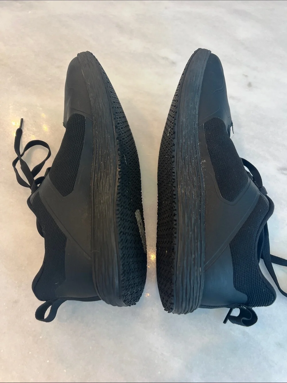 WHITIN Men's Food Service Zero Drop Black Athletic Slip-Resistant Sneakers Sz 11